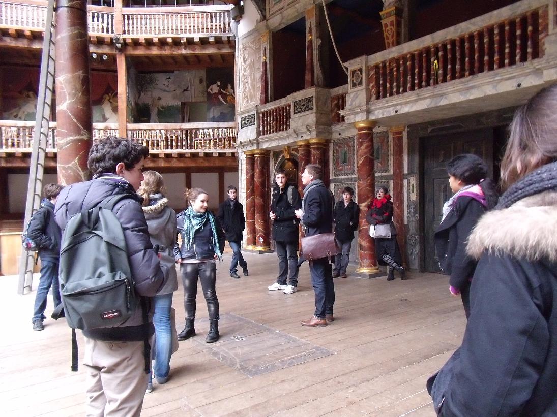 Visite du Globe Theatre